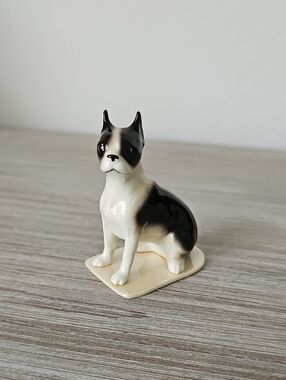 Vintage Hagen Renaker Boston Terrier Collectible Figurine
